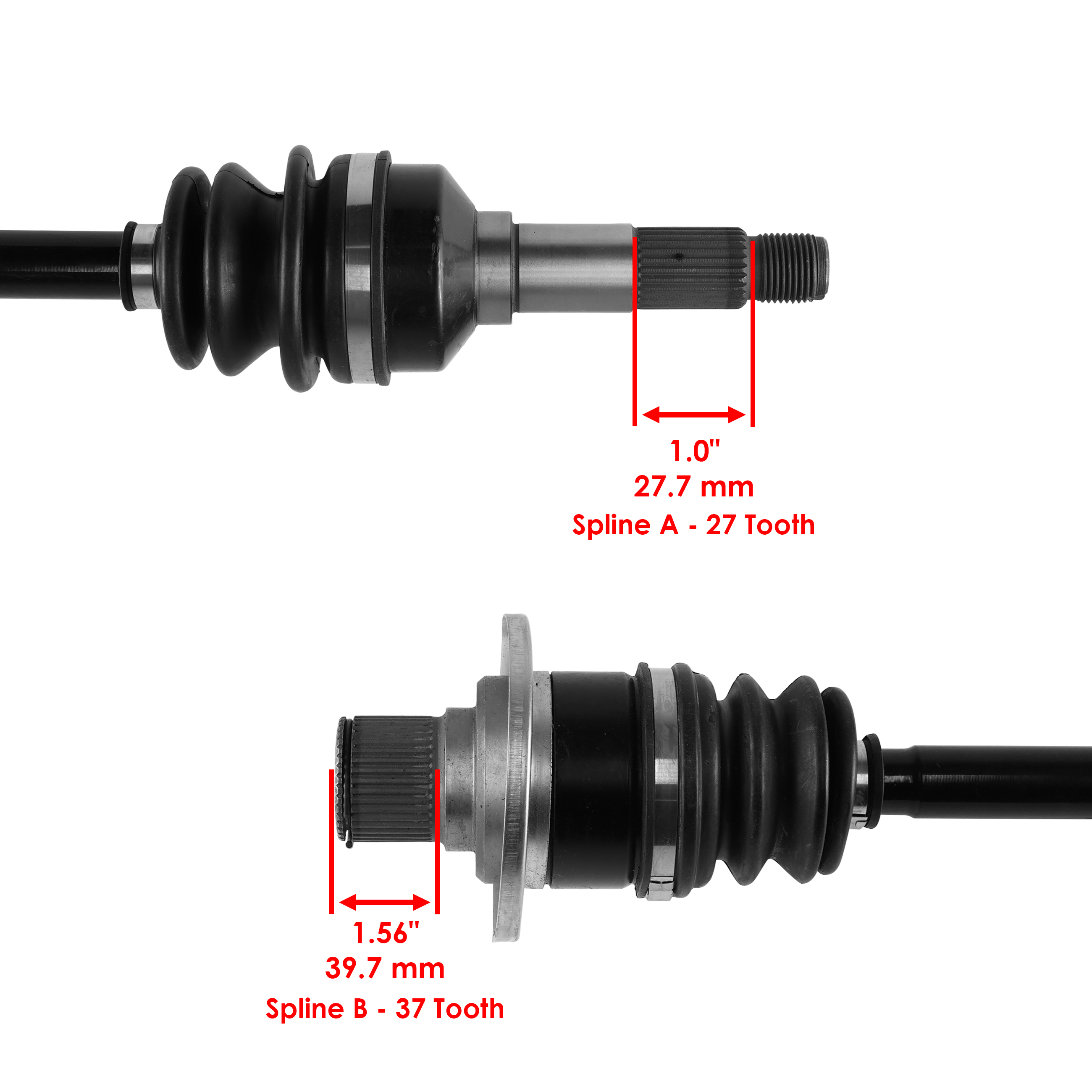 for Yamaha Rhino 660 YXR660F 4X4 2006 2007 Rear Right Complete CV Joint Axle