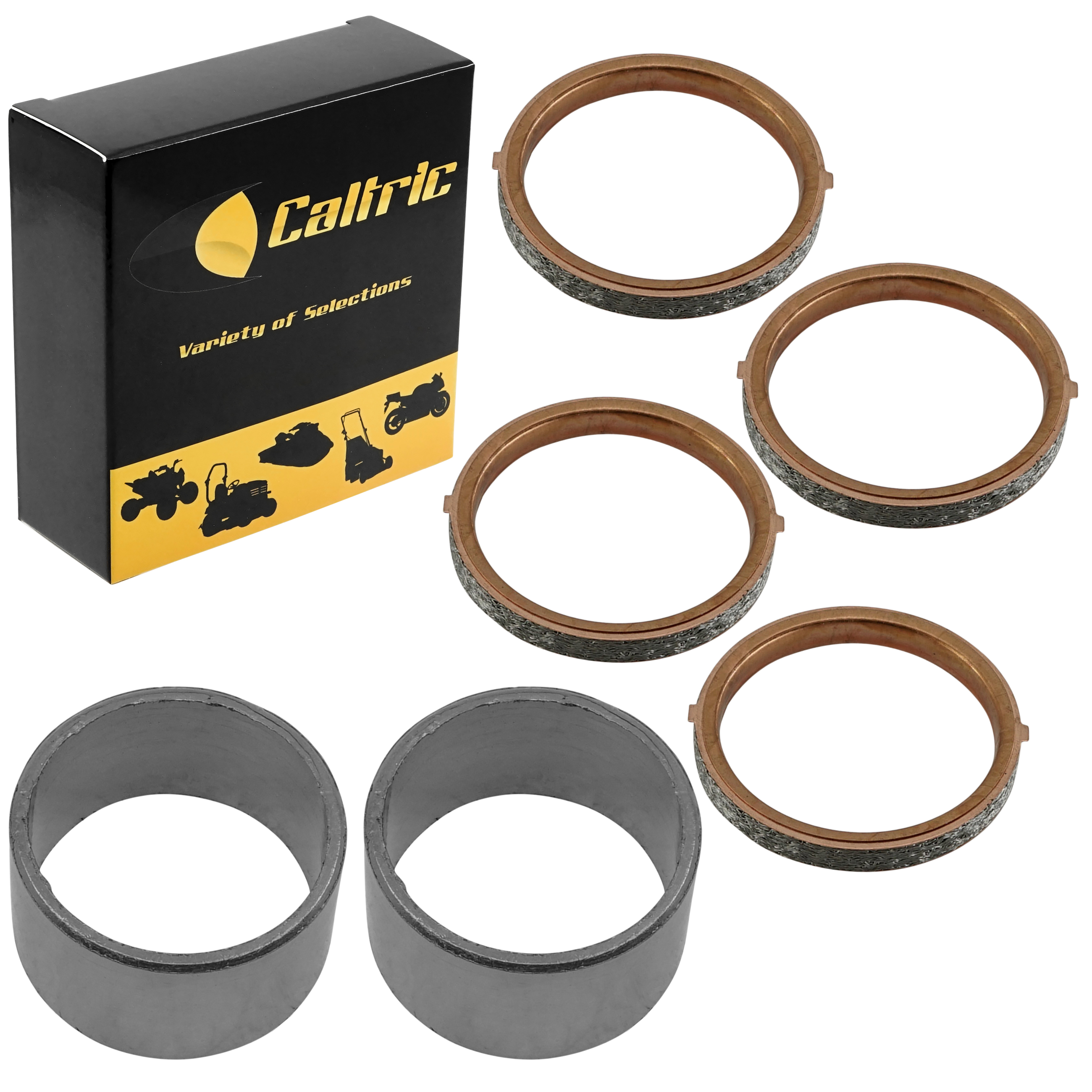 Комплект прокладок выхлопной системы Caltric для Suzuki GSX-R750 GSXR750 2008-2021 / 14181-46E10